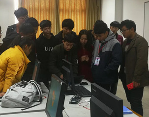 计算机应用协会举办社团集体学习...